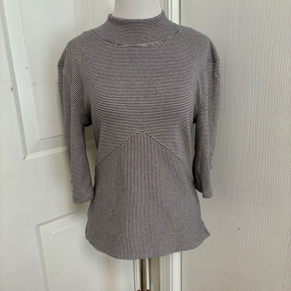 Free People Mock Neck Fitted Top C4* - Picture 1 of 6